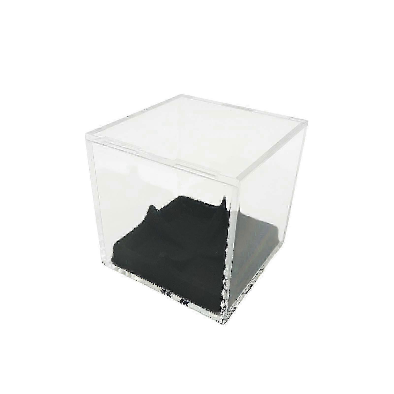 2025 Clear Square Display Case Acrylic Box for Display for Doll Trophie Softball
