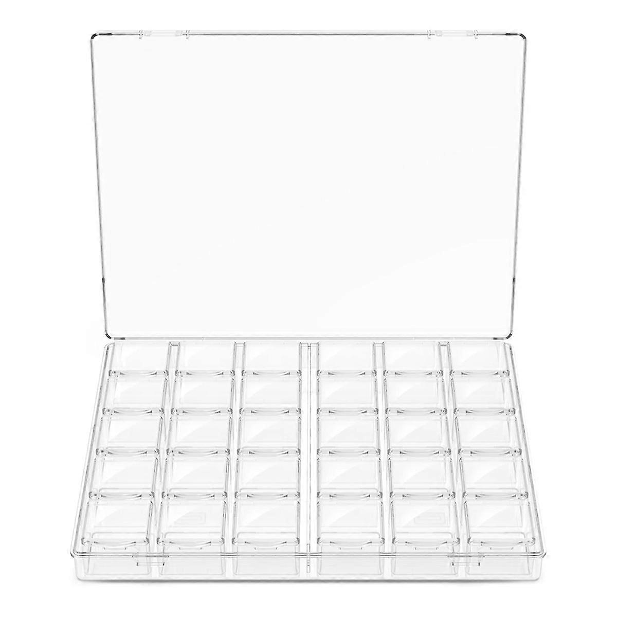 30 Compartment Stackable Storage Boxes with Lids, Mini Containers