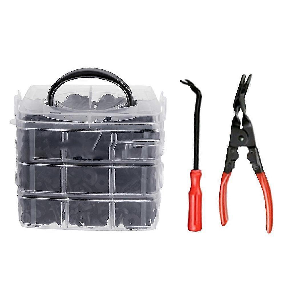 1 Set Rivet Fastener Plastic Rivet Trim Retainer Push Pin For Auto Vehicle