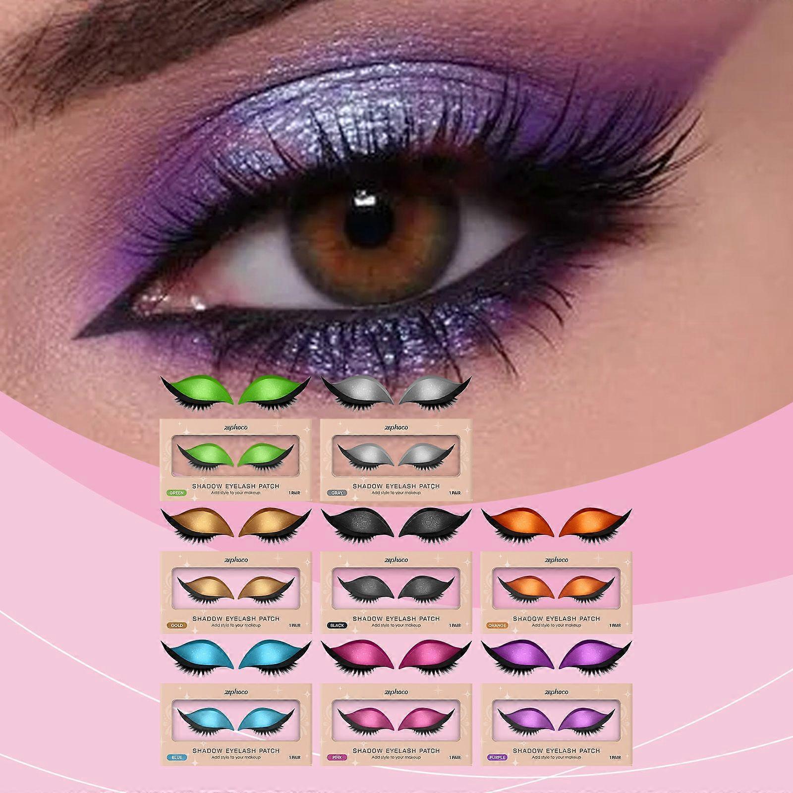 Zephoco Eye Shadow And Eyelash Stickers Are Portable Eye Makeup Stickers For Lazy People