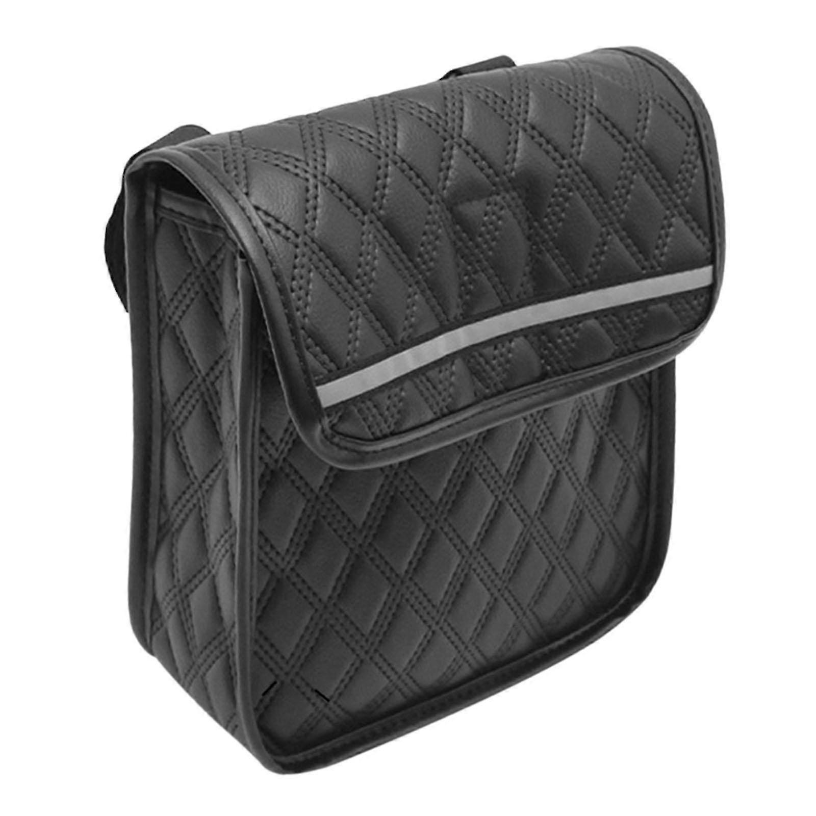 Bolsa de guidão de bicicleta com bolso frontal leve