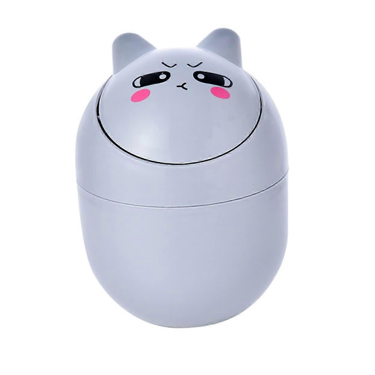 Desktop Trash Can Small Garbage Bin For Home Office Desk Bedroom And Living Room Compact Bin