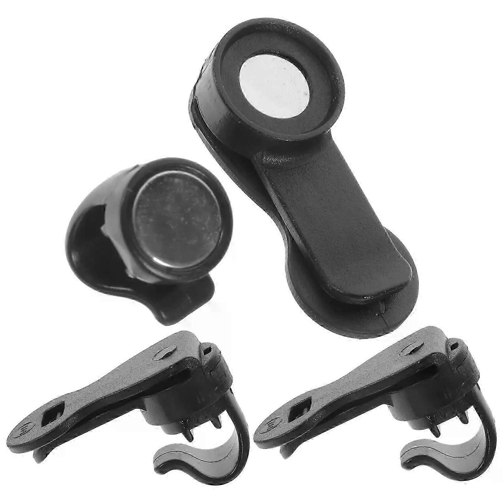 3 Pcs Replaceable Water Tube Clips Automatic Locking Clamp Magnetic Pipe Hiking Strap Buckles Hydration Abs