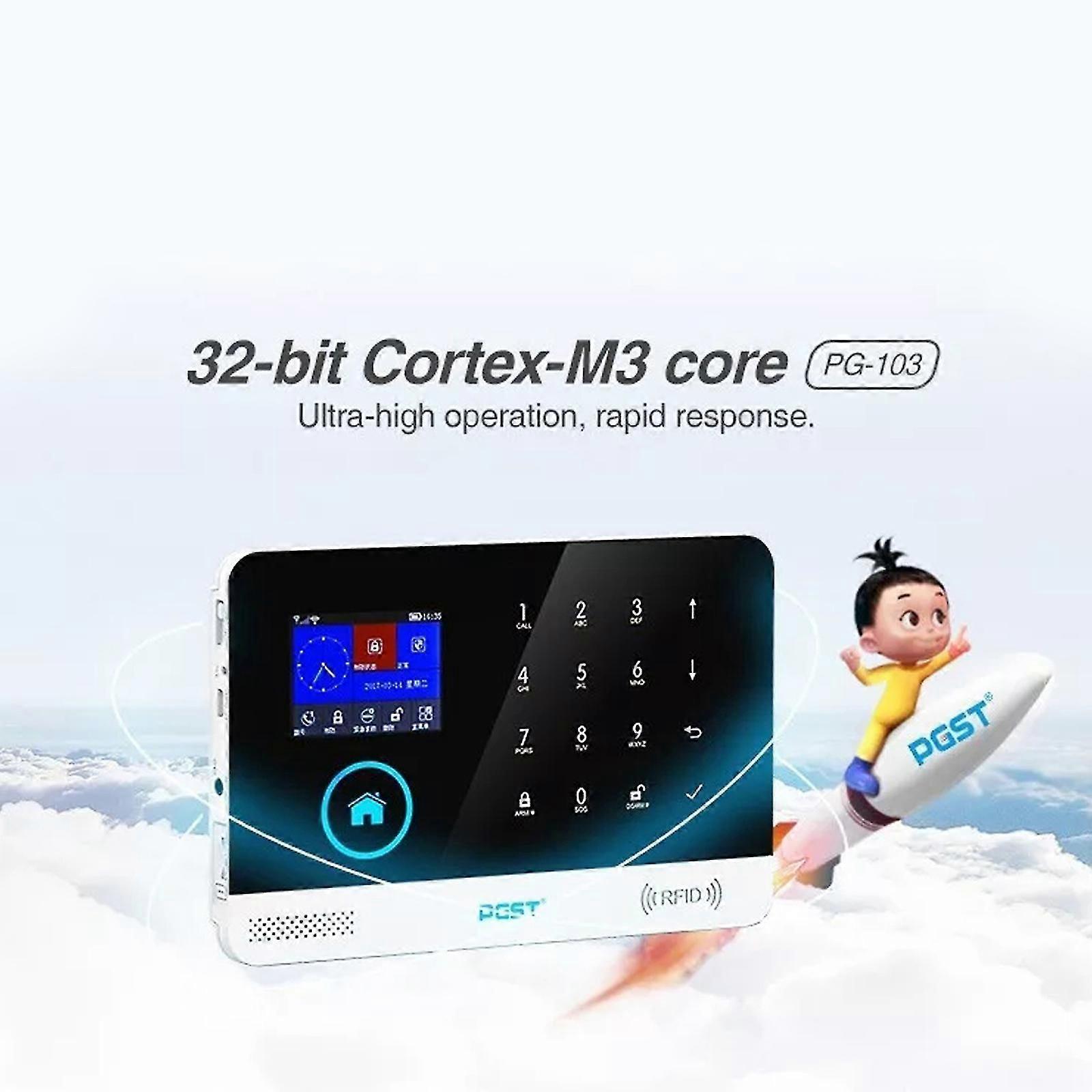 433MHz App Control GSM Wirless Intelligent Burglar Home Security Alarm System