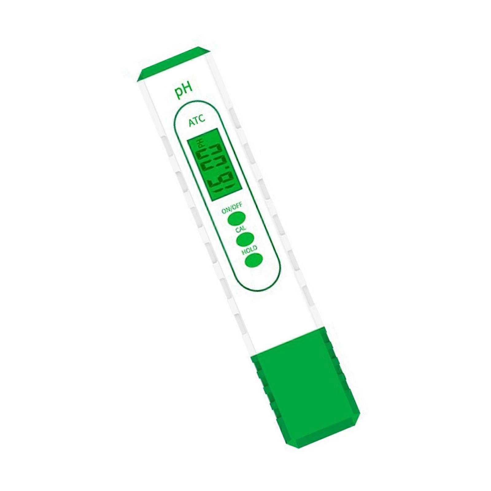 Acidity Meter Digital, Acidity Pen Water Tester Portable with Calibration Solution 0-14 for Drinking Water Hydroponics Multicolor