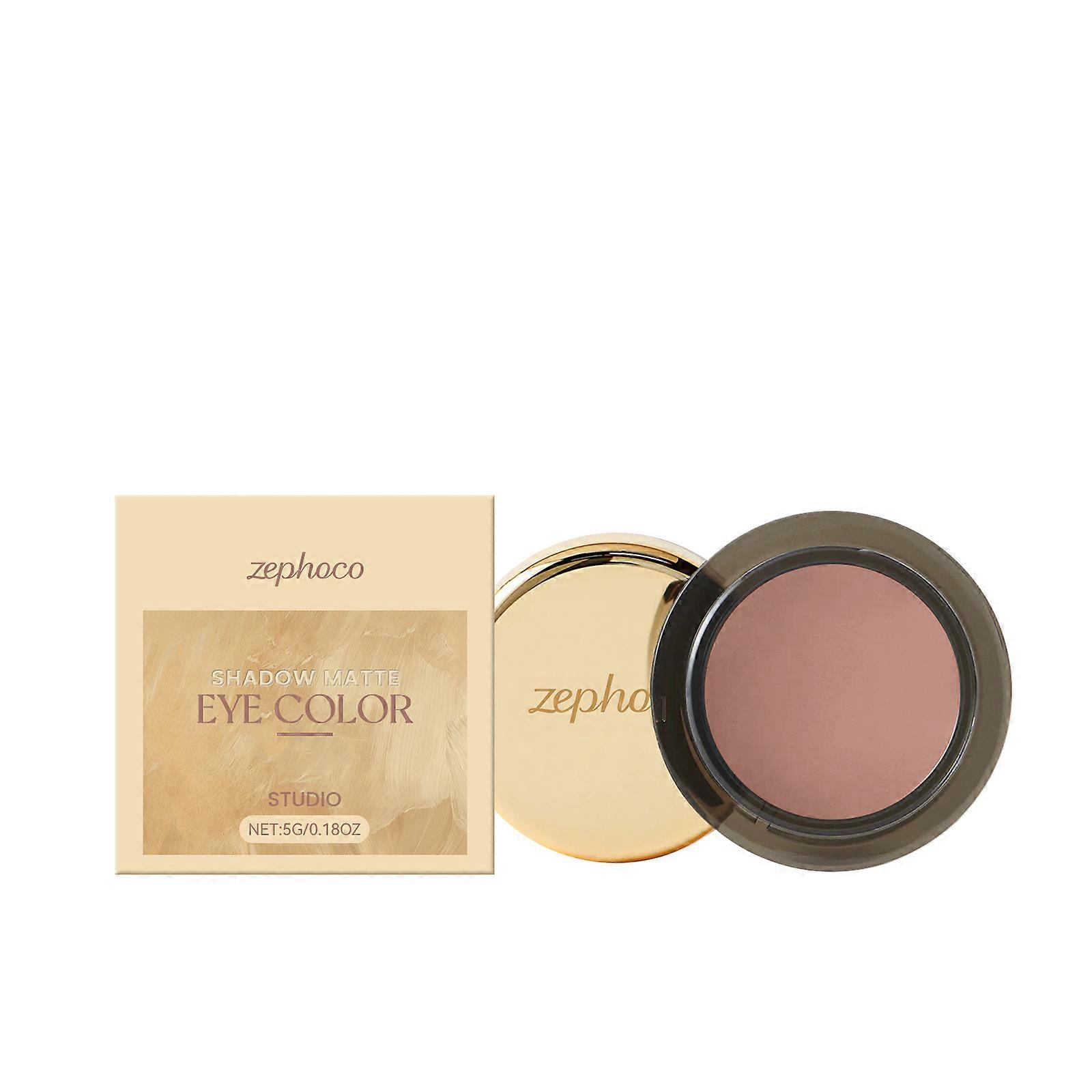 The Zephoco Matte Monochrome Eyeshadow Series Features A Natural Color That Is Not Easy To Smudge And Is Portable For Touch-Up