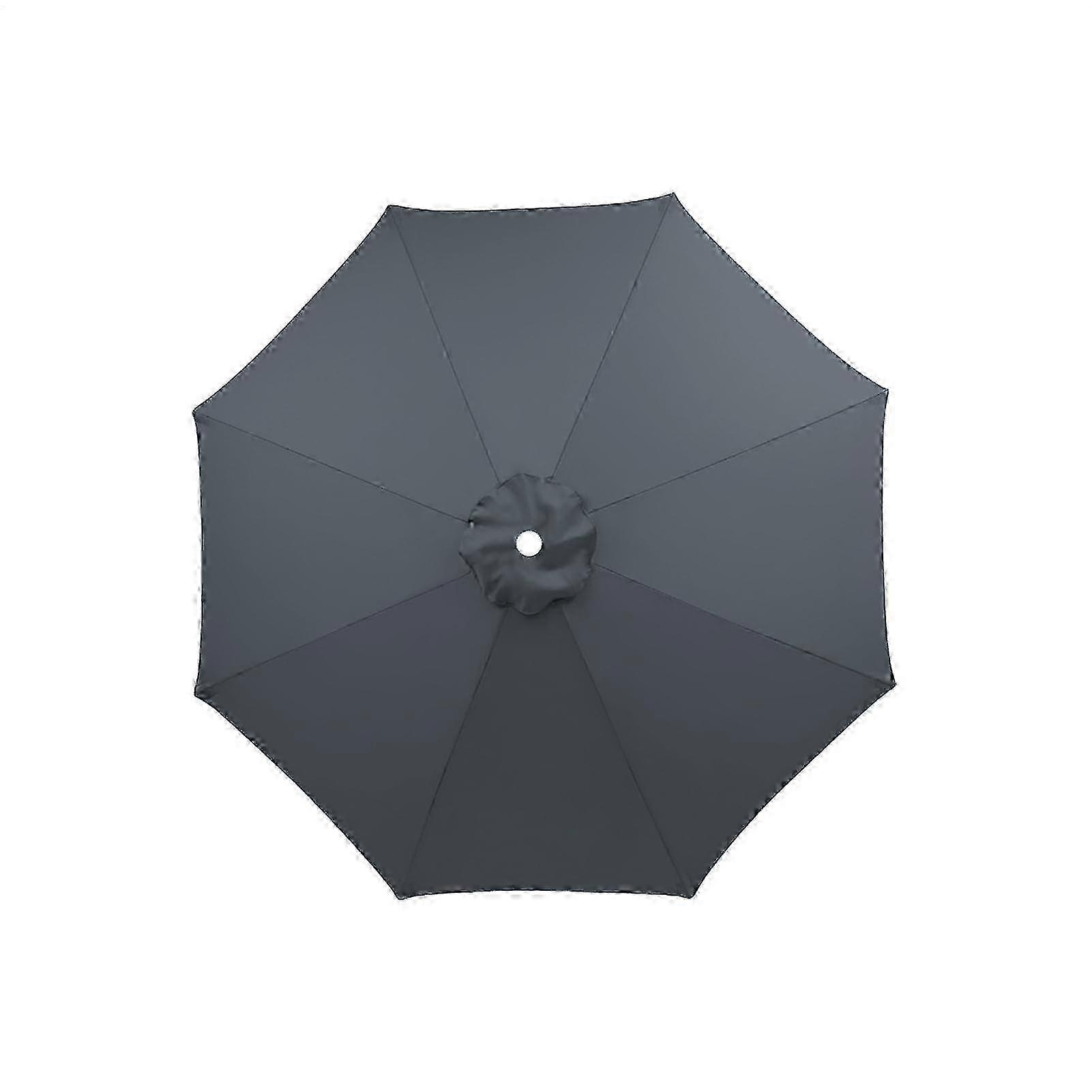 Replacement canopy for umbrella, 300 cm, UV50, waterproof, fits various frames, Gray