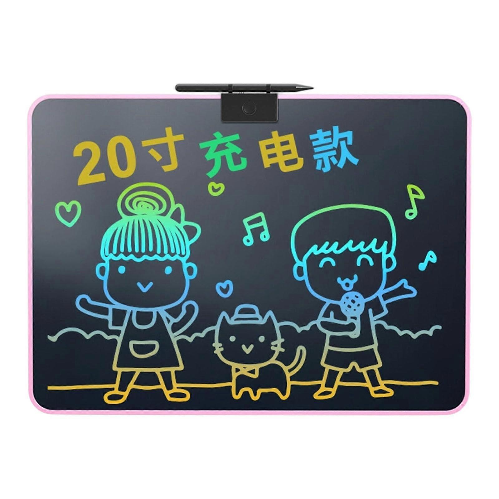 Kids LCD Writing Tablet 16.5 Inch Rechargeable Drawing Board With Erase Lightweight Portable Sketch Board For School