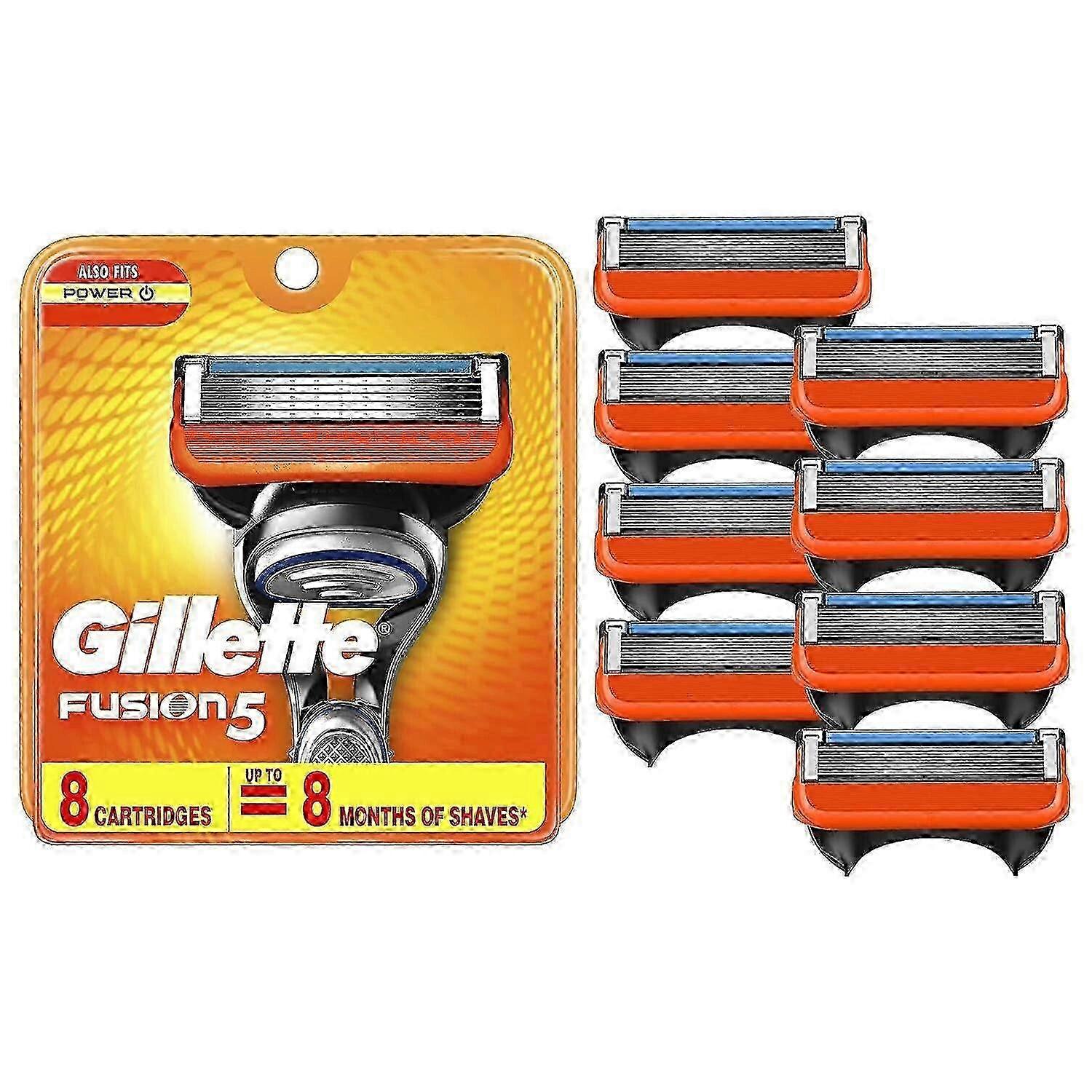 24 db 5 rétegű borotvapenge (0,25-24 db) Kompatibilis pengék férfiaknak Gillette Fusion 5 Proglide borotvákhoz