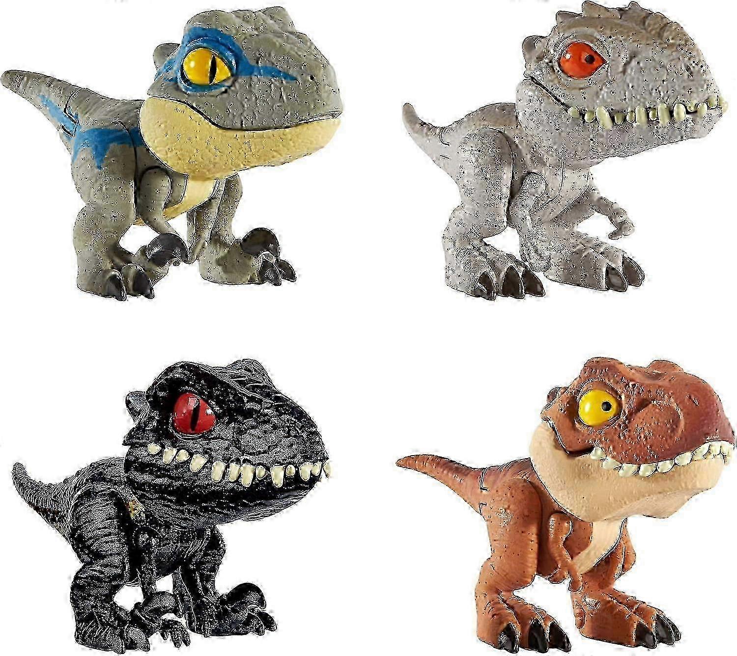 World Dinosaur Snap Squad Collectibles for Display, Play and Snap On Feature for Attach to Backpacks, Lunch Packs and More [ 限定
