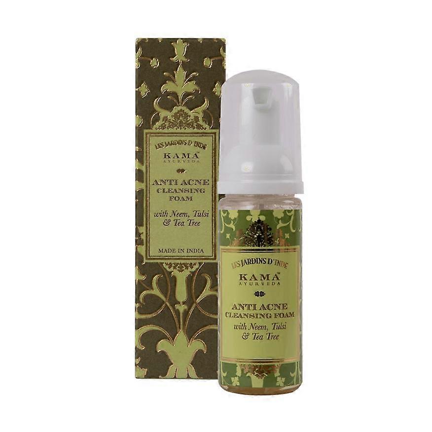 Cleansing Foam with Neem, Tulsi and Tea Tree: against acne (100 ml), Anti Acne Cleansing Foam Kama Ayurveda