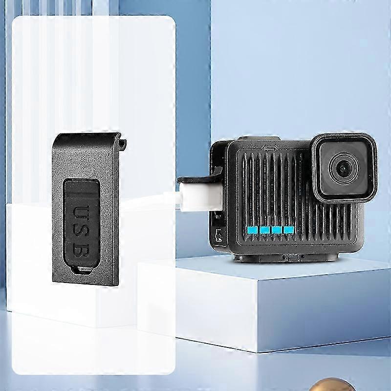 For Gopro Hero 2024 Side Interface Door Cover (black)