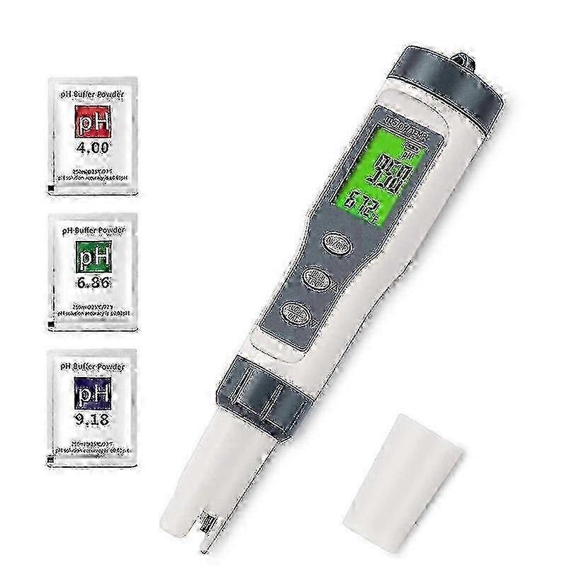 Digital PH Meter 3 in 1 for Water, TDS/PH/Temp Meter, Water Tester for Drinking Water, Swimming Pool, Hydroponics