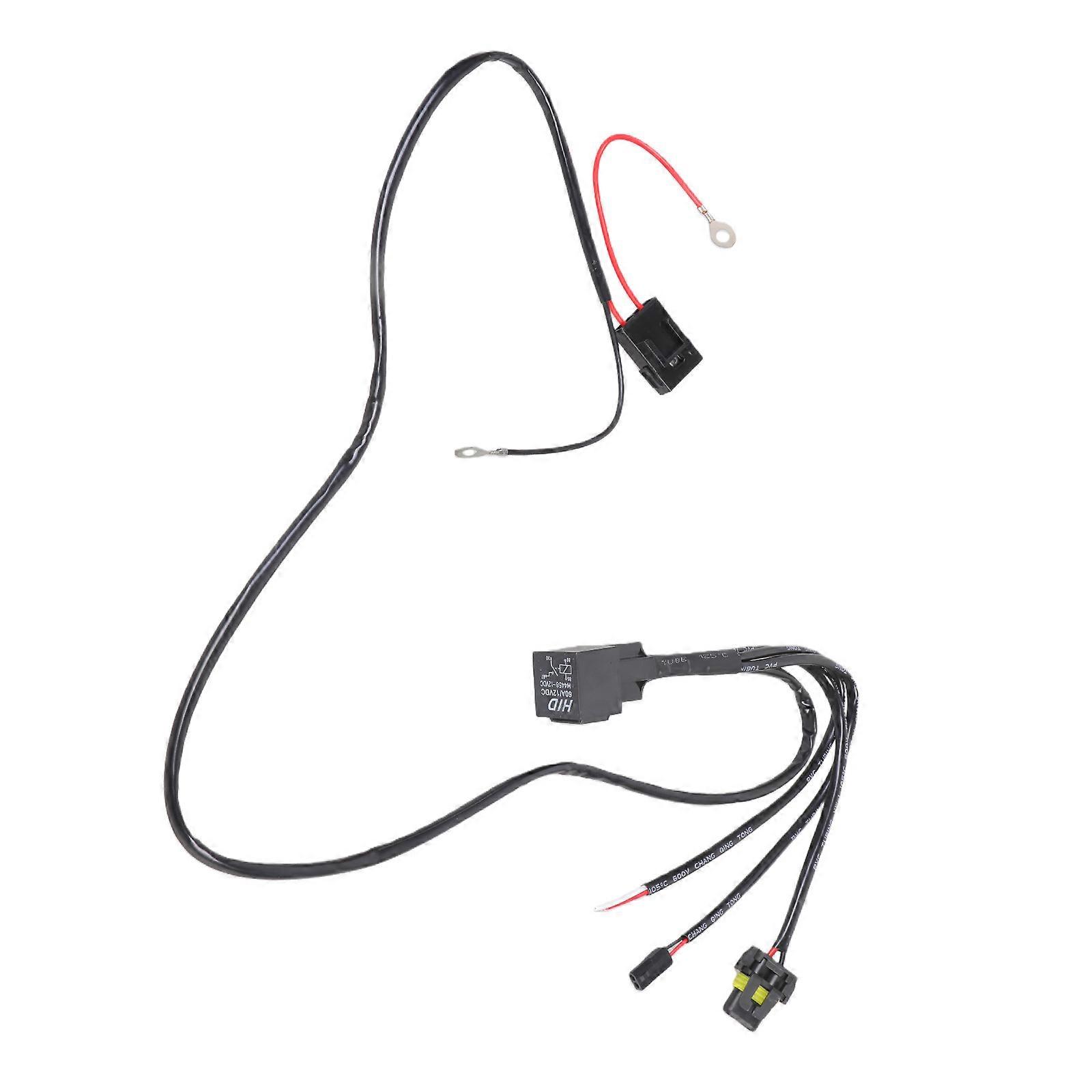 Universal Motorcycle Headlight Harness High Performances Plastic Wiring Quick Fixing Suitable for Multiple Models Multicolor