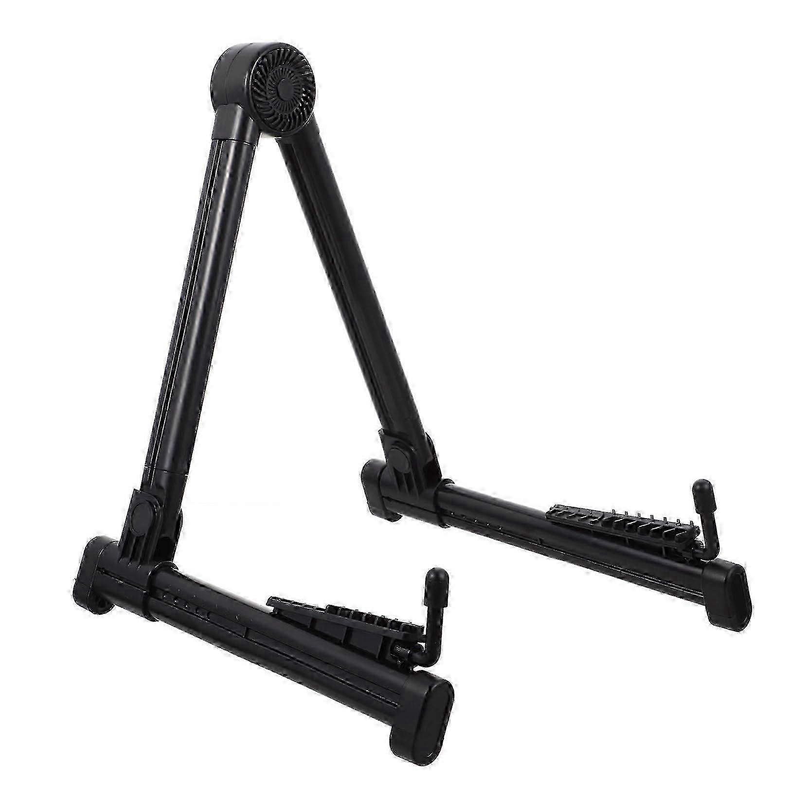 Foldable guitar stand made of durable material, adjustable and portable