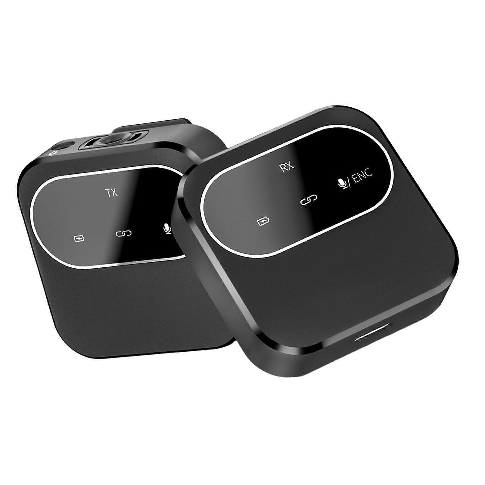 Lapel Mic Wireless Clip Microphone Lavalier Microphone For Professional Recording On Smartphones And Cameras Multicolor