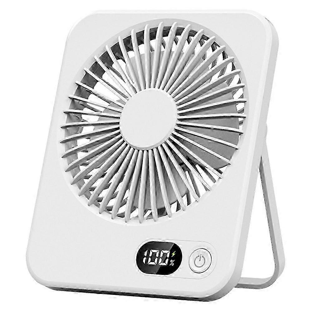 Digital Display Cooling Fan 5 Speeds with Foldable Stand