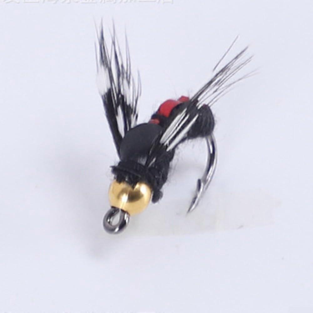 Fly Fishing Lures Set with Hooks, Feather Baits, Metal Crankbaits for Trout and Small Fish (10pcs)