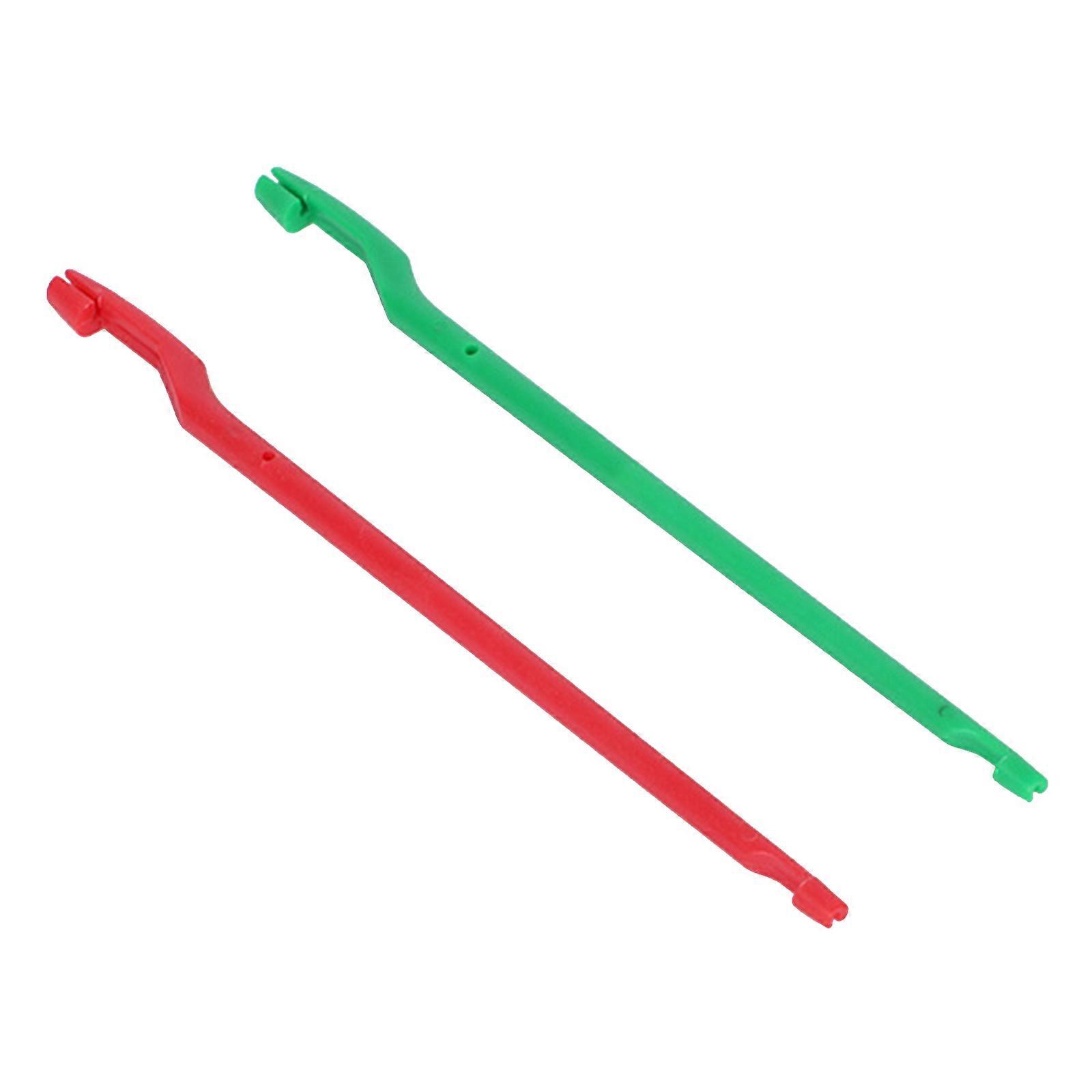 20 kpl / pakkaus Kalastus Degorgerit Muovi Kannettava Unhook Extractor Kalastustarvikkeet Kalastus Helppo kalakoukun poistotyökalut Punainen ja vihreä