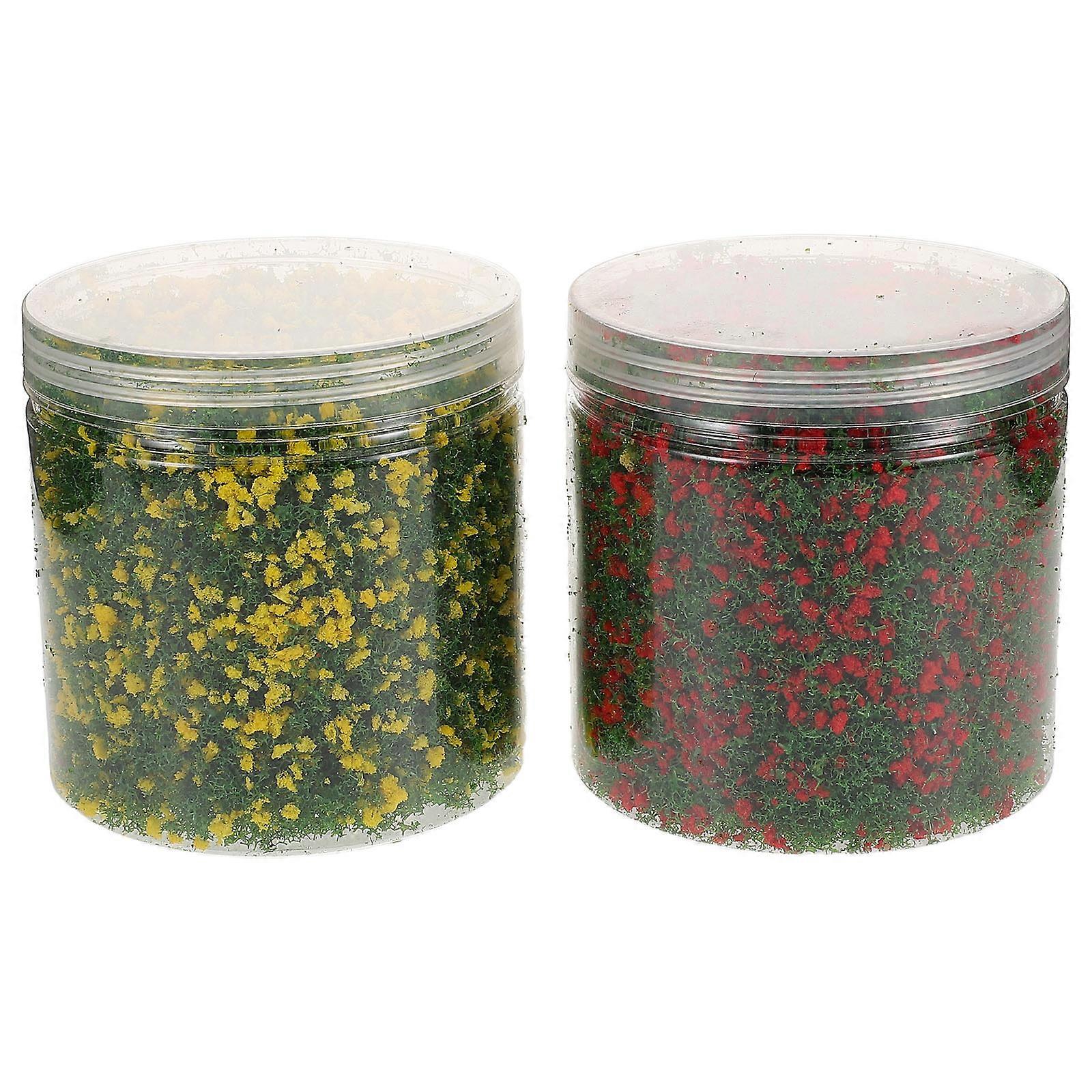 Sand Table Modeling Material Craft Grass for Model Train Accessories 2Pcs