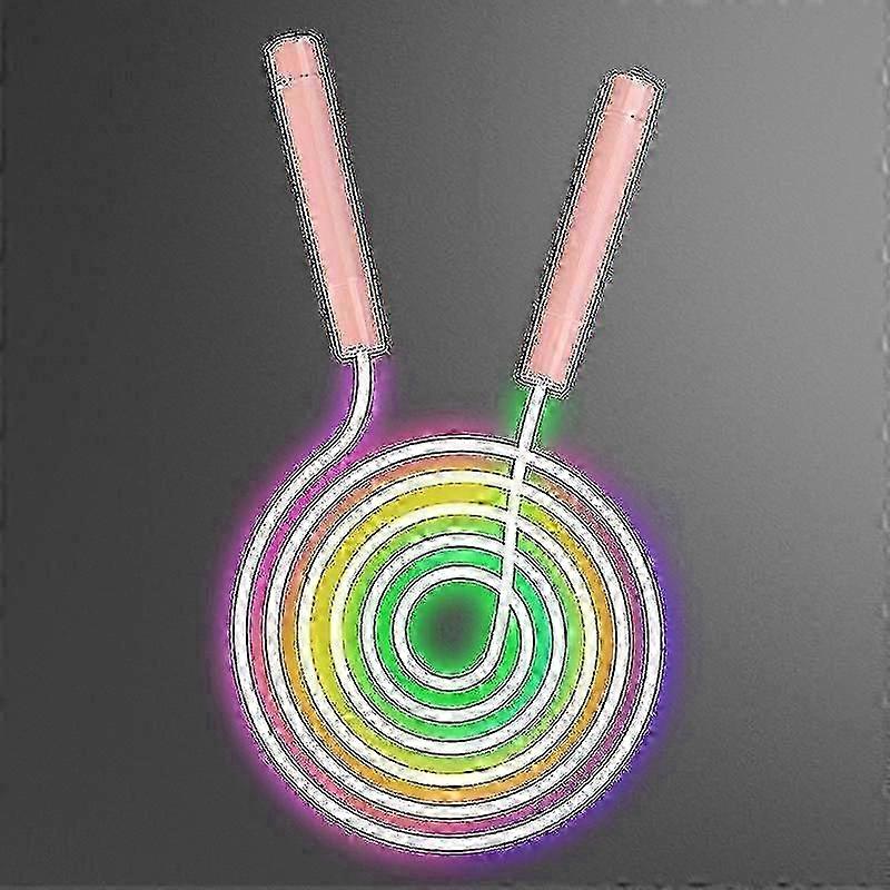 m Glowing Jump Rope Adjustable 2.8m Light Up Skipping Rope