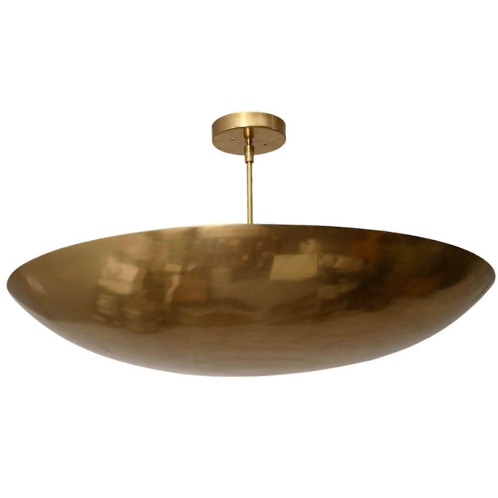 6-Light Brass Ceiling Chandelier – Mid-century Charm, Timeless Touch