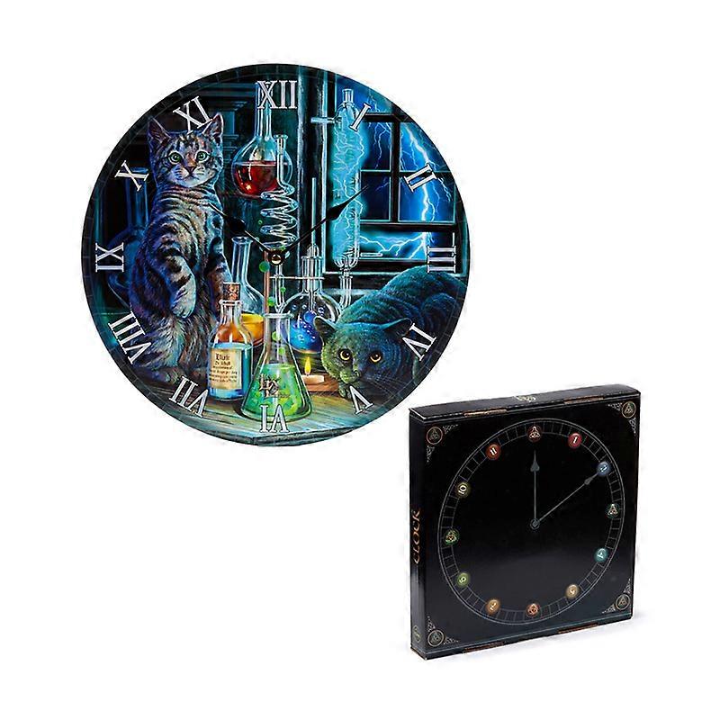 Wall Clock - Lisa Parker Jekyll and Hyde Cats 1 Pack
