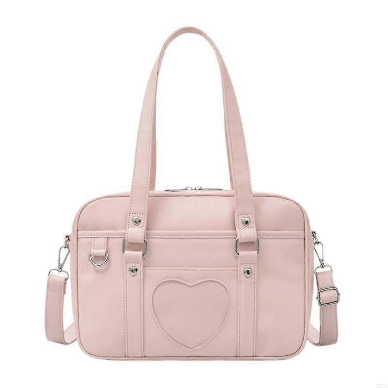 Practical Laptop Student Bag PU Computer Bag Functional Uniform Bag Durable 20CA