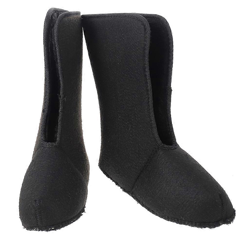 Black Boot Liners for Snow Boots Warm Insulated Male Liner 1Pair