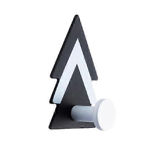 Wrought Iron Wall Hooks Geometric Stacked Triangle Design for Kitchen and Bathroom Organization