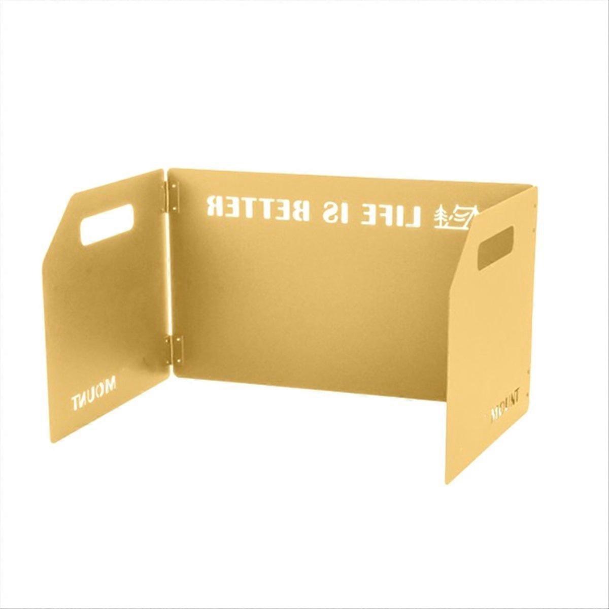 Stove Windscreen 3 Plates Windscreen for Outdoor, Picnic, Cooking -A