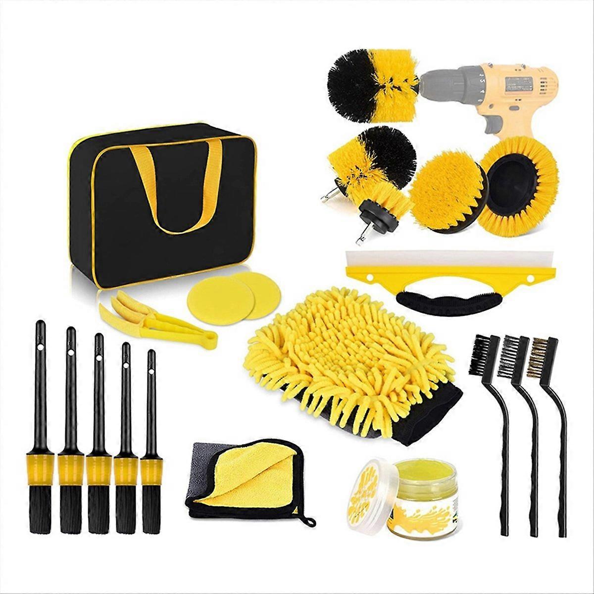 Drill Cleaning Brush Attachment Set Power Scrubber Brushes Tool Kit