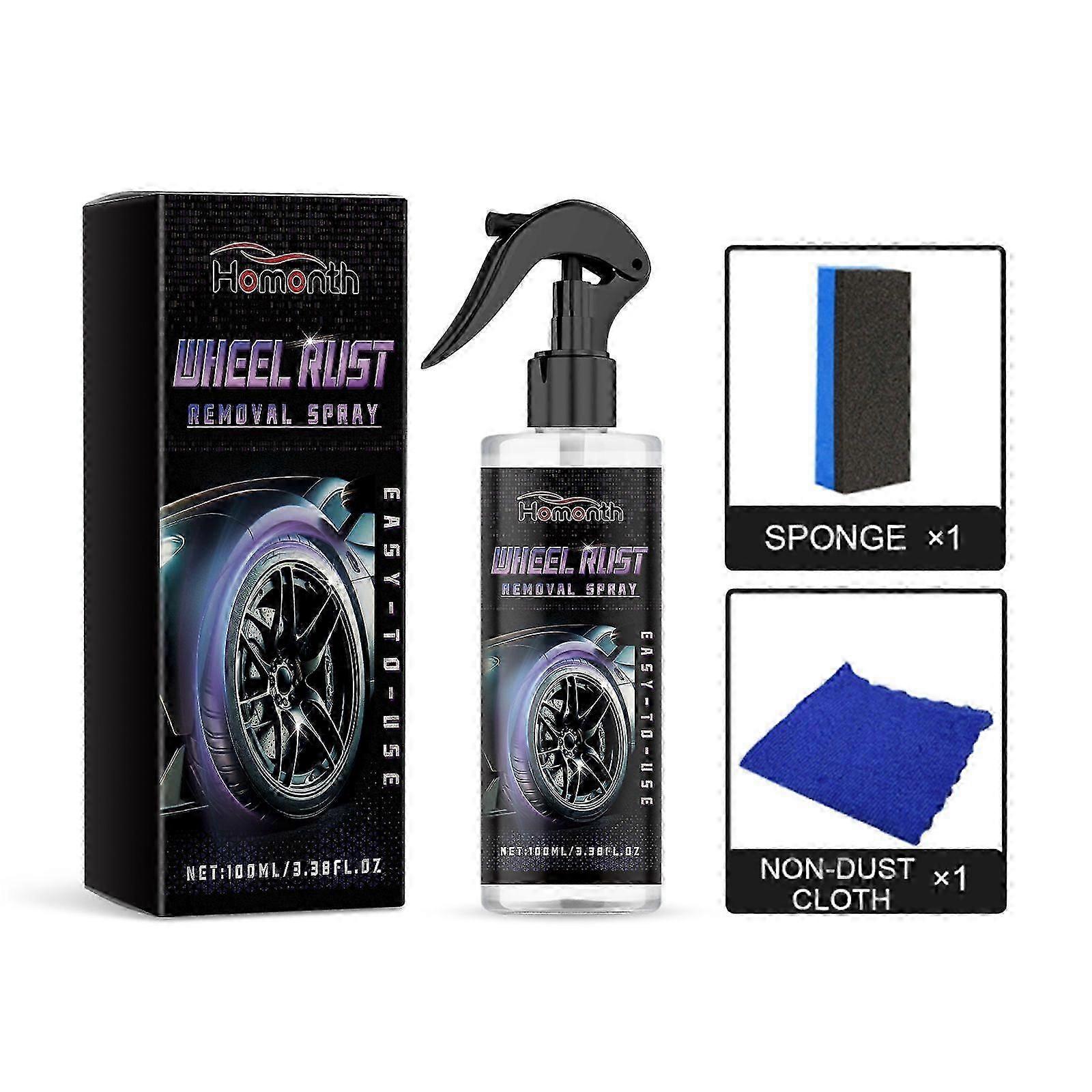 Wheel Rust Removal Spray - Effective Rust Cleaner for Auto Wheels