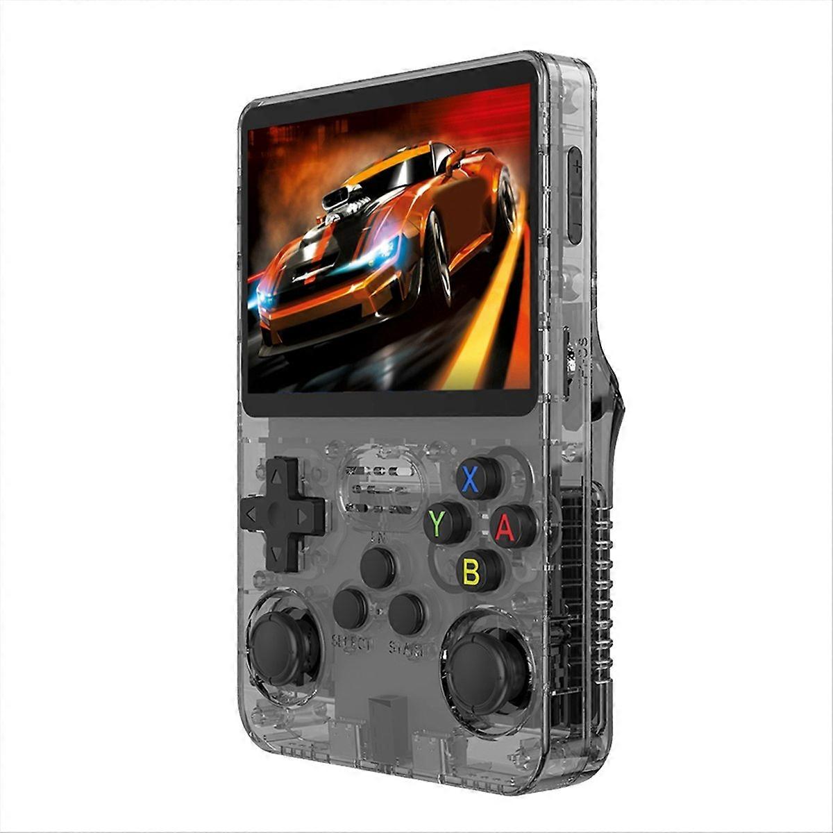 R36S Retro Handheld Video Game Console Linux System 128GB Game-Black