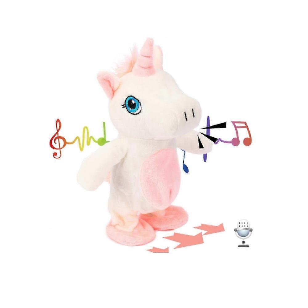 Talking Unicorn Repeat What You Say Walking Electric Interactive Animation Toy