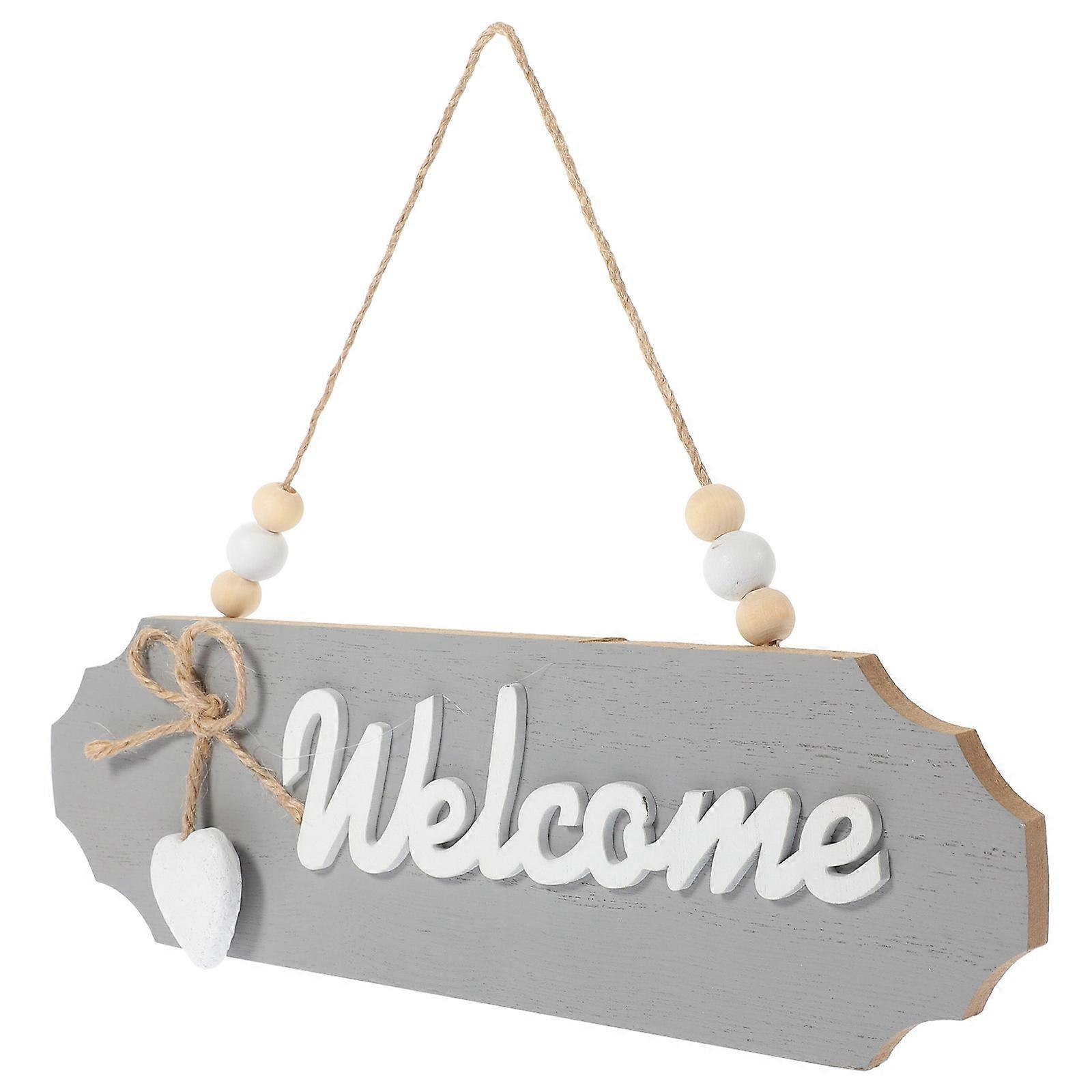 نرحب علامات خشبية شنقا تسجيل الجدار تسجيل الديكور خمر شنقا الباب تسجيل ديكور المنزل