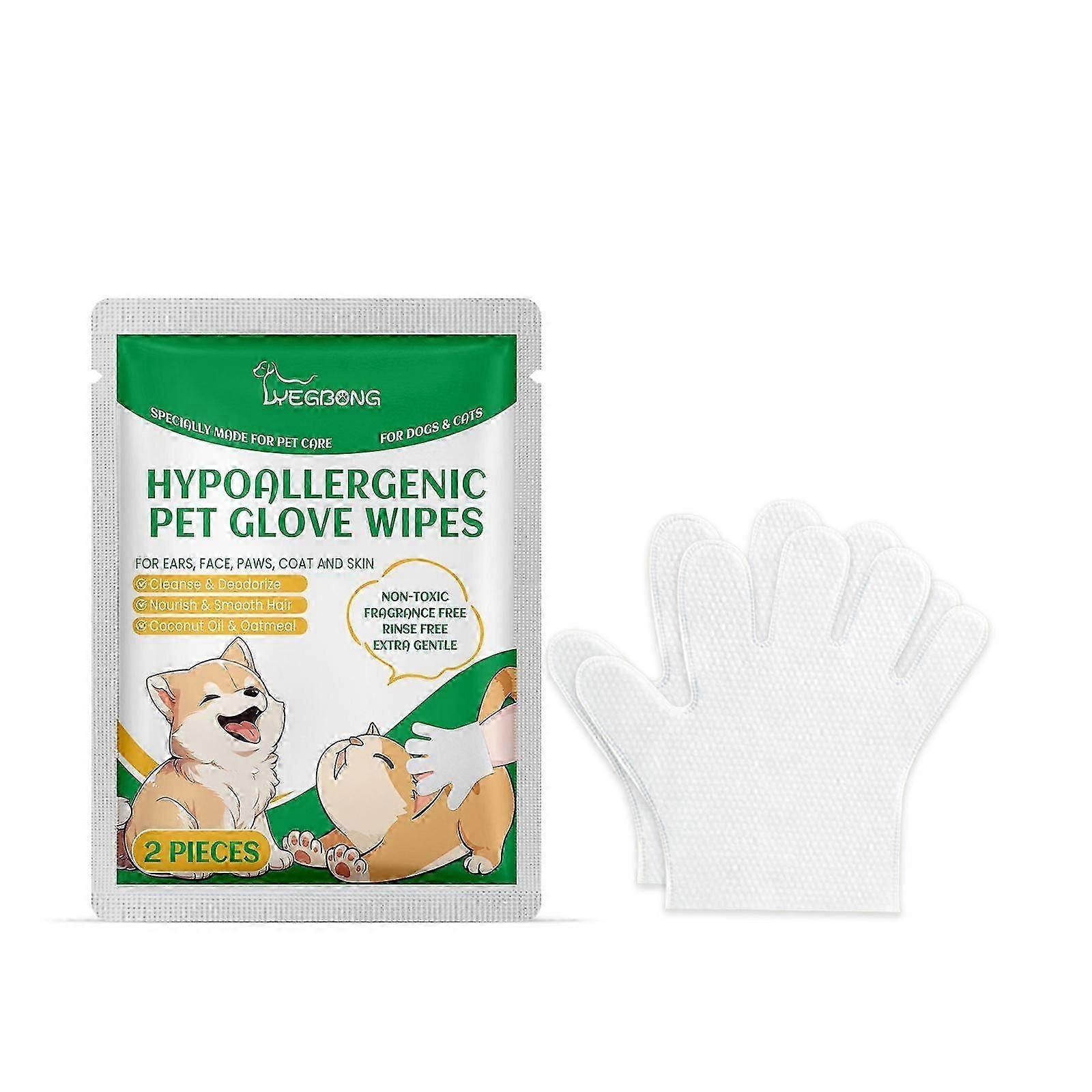pet disposable cleaning gloves contain glycerin, lemon extract