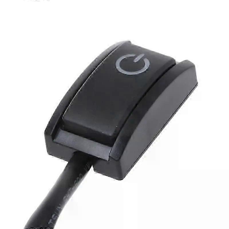 Car DIY Push Button Latching Turn ON OFF LED Light DC12V/200mA 24W