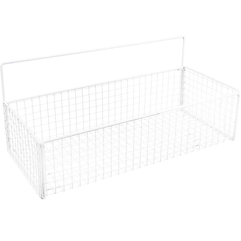 White Kitchen Vegetable Storage Basket Wall Mount Basket for Storage