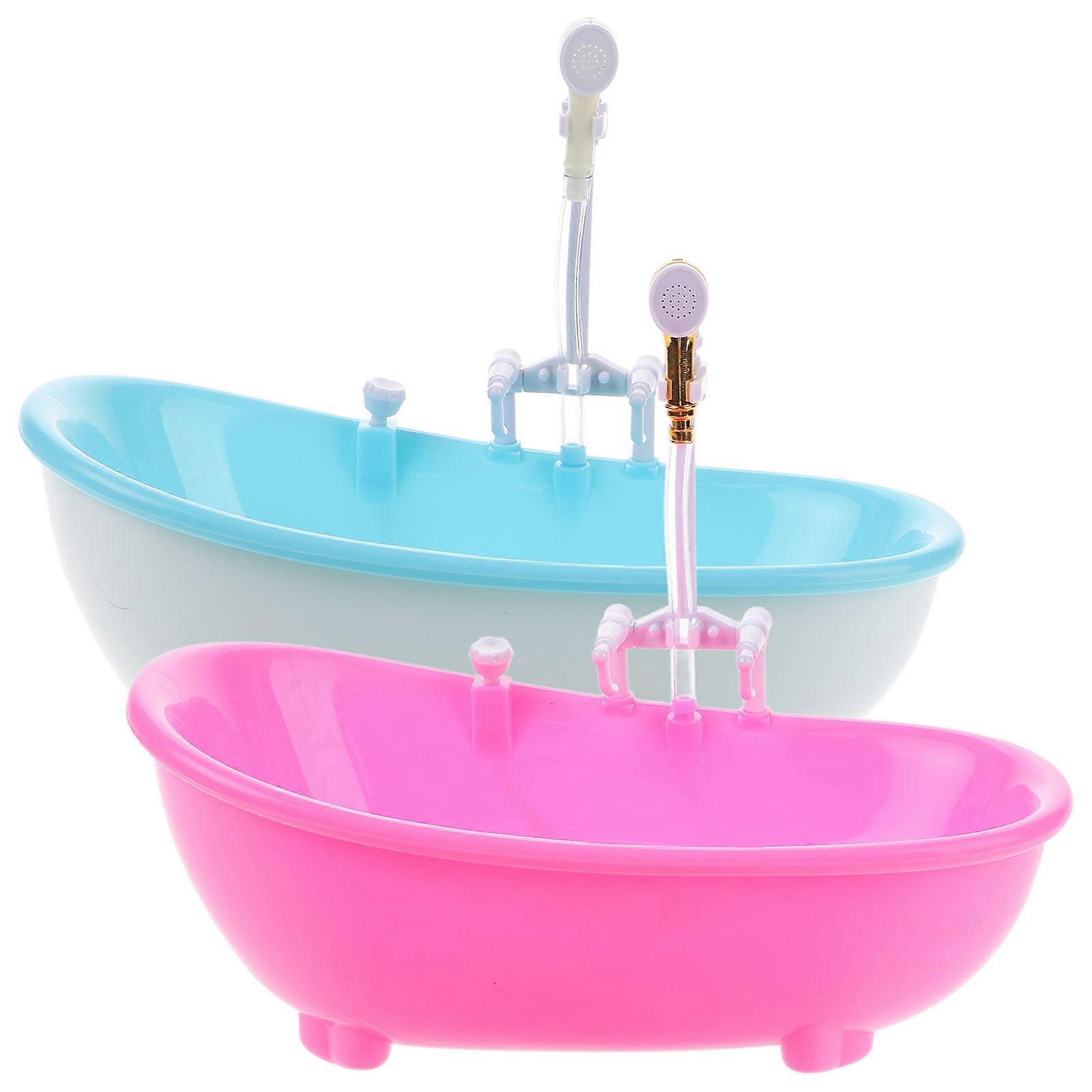 Mini Bathtub Cup Multi-Functional Drinking Cup Set for Bathing 2Pcs