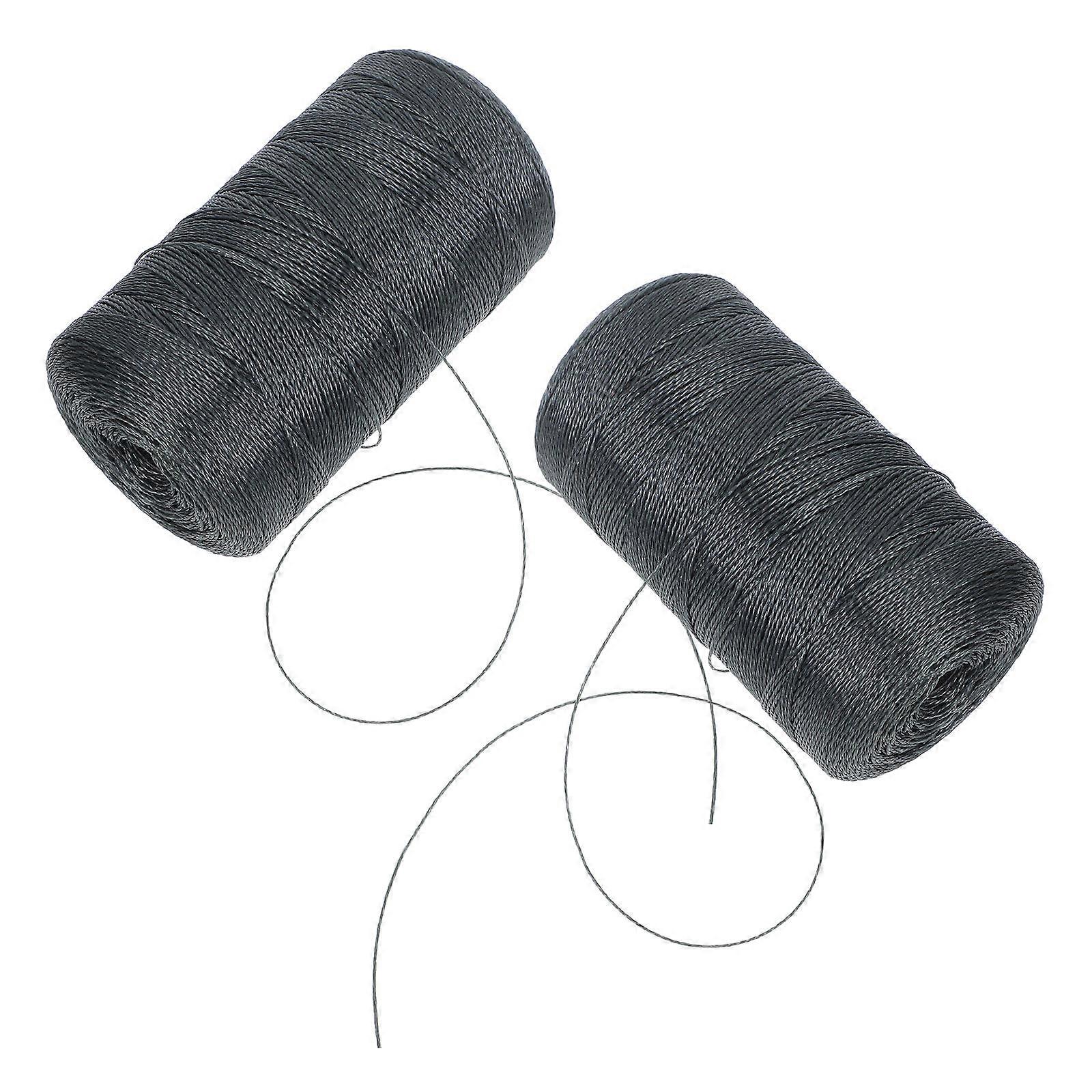 Fishing Netting String Nylon Twine with 2 Rolls for Durable Net Repair