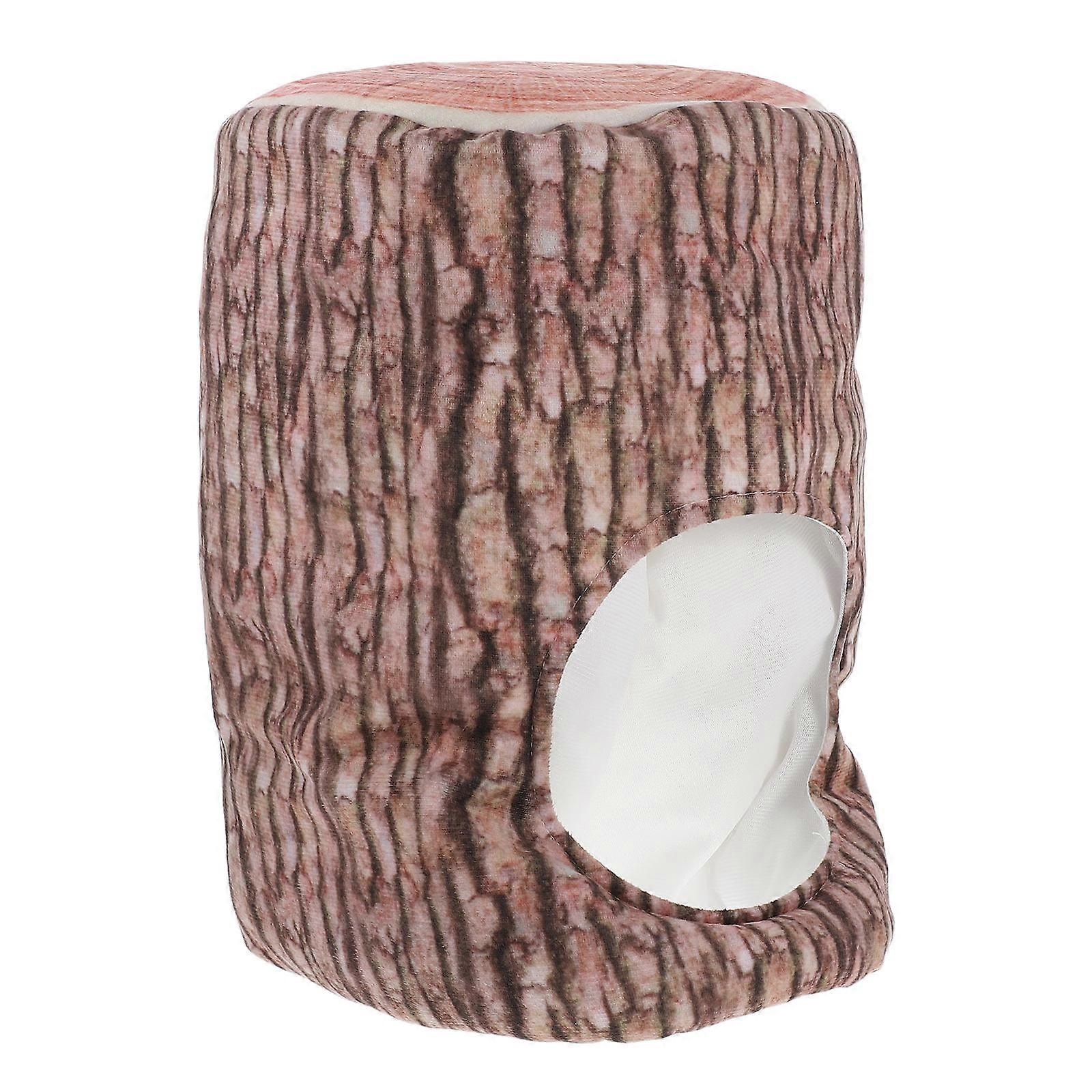 Tree Stump Hat Christmas Tree Hats for Party 1 Piece Plush Lightweight Cap