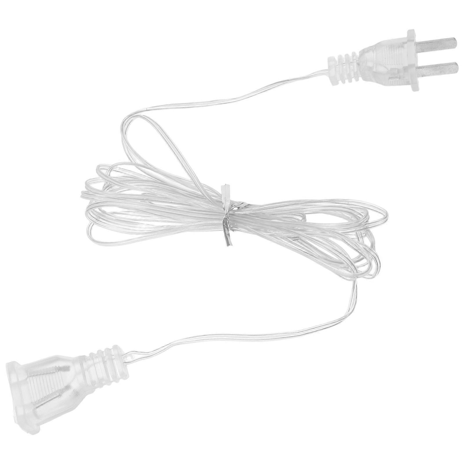 LED Ribbon extension Cord for Lights PVC Transparent Compatible with Strip String and Christmas Decorations 5.9ft