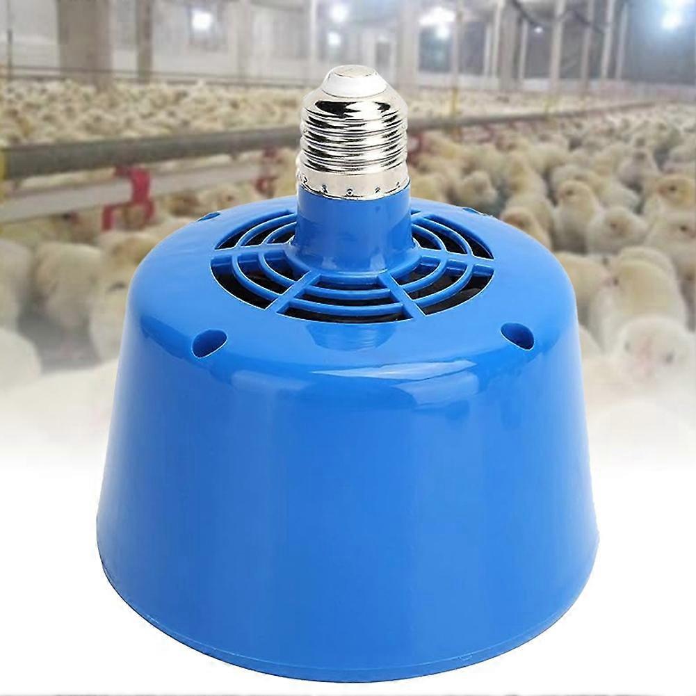Insulation Lamp Smart Constant Temperature for Pets Brooding Heating Lamp Warm Air Lamp Reptile Insulation Lamp(Blue)