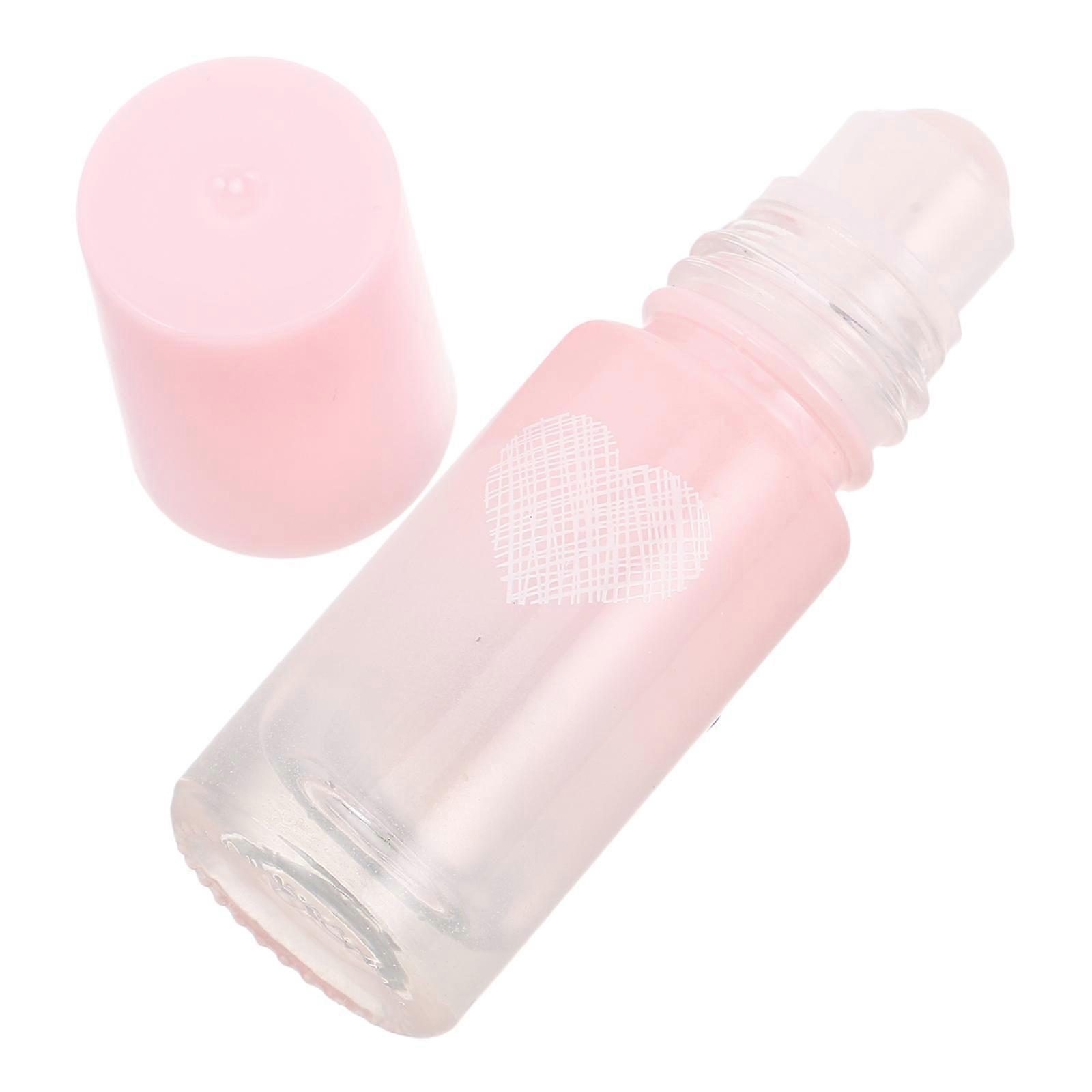 Leakproof Pink Rollerball Perfume Bottles for Essential Oils Refillable 5Ml