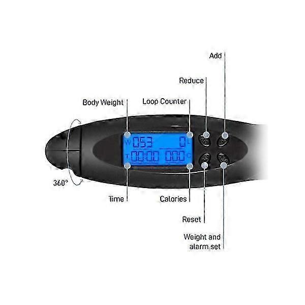 Wireless Jump Rope with Counter Black