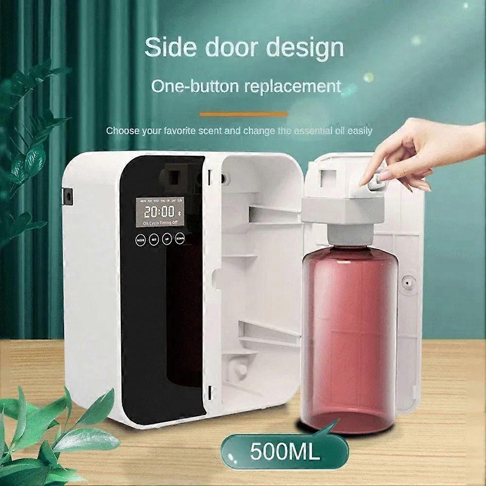 Scent Diffuser Machine Wall Mounted Fragrance Diffuser Bluetooth Essential Oils Diffuser Electric Smell for Home US Plug