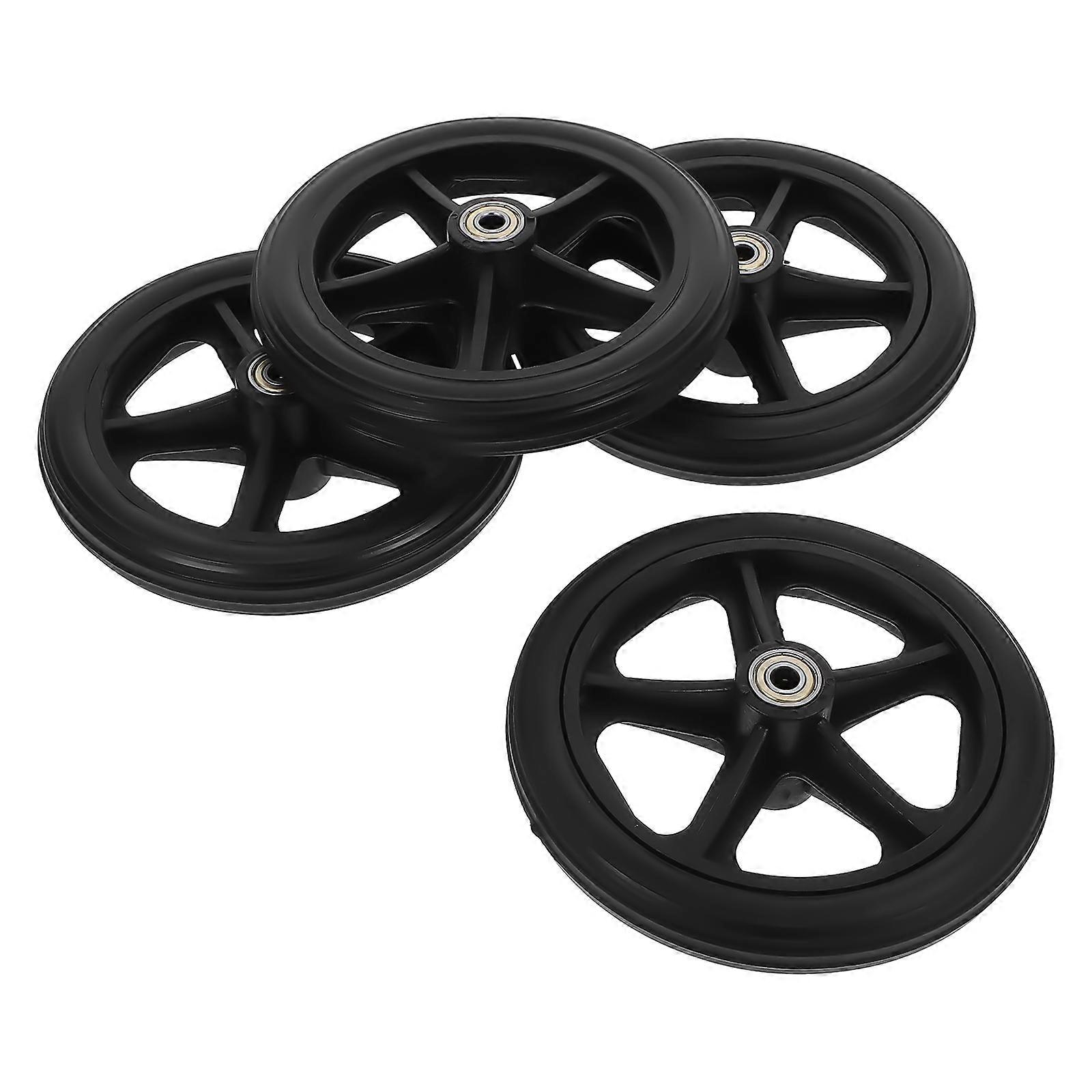 Heavy Duty Wheelchair Front Wheels Replacement Universal Wheel Set