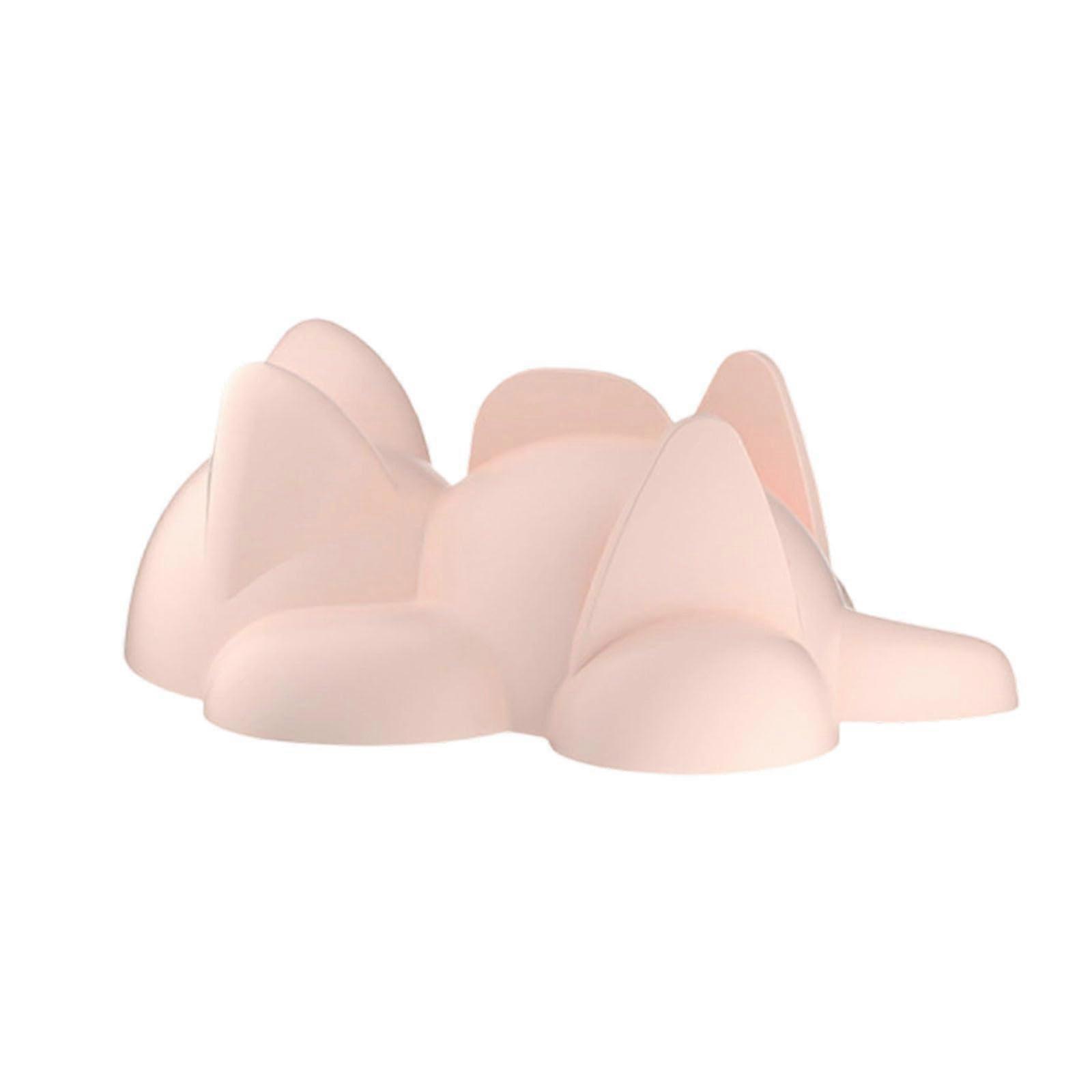 Cat Rice Mold with Multiple Expressions, Cute Animal Shape Bento Maker, 14.5cm Pink Polypropylene