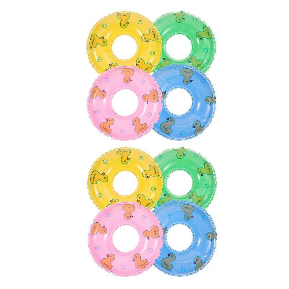 Inflatable Swim Rings Mini Pool Float for Decoration 40Pcs Accessories
